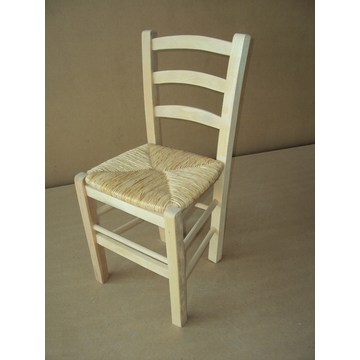 Profesjonalne tradycyjne drewniane krzesło Sifnos do restauracji, kawiarni, gastronomii, tawerny, bistro, pub, kawiarnie