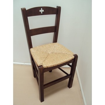 Professional Traditional Wooden Church Chair Samos