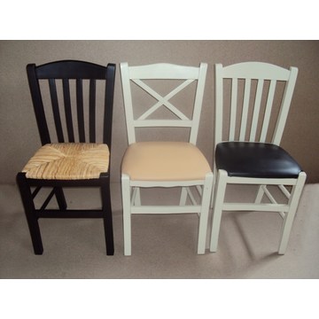 Professional Traditional Wooden Chair Imvros for Restaurant, Cafe, Tavern, Cafeteria, Bistro, Gastronomy, Pizzeria