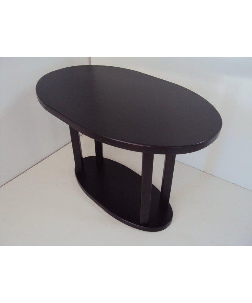 Professional Wooden Oval Table Cafe Cafeteria Restaurant Tavern