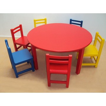 Table en bois pour enfants professionnels pour crèches et jardins d'enfants