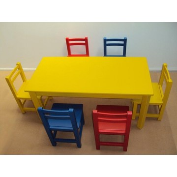 Profesjonalny Drewniany stolik dziecięcy dla przedszkoli i przedszkoli