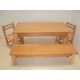 Professional Children’s Wooden Table and bench  for nurseries and kindergartens