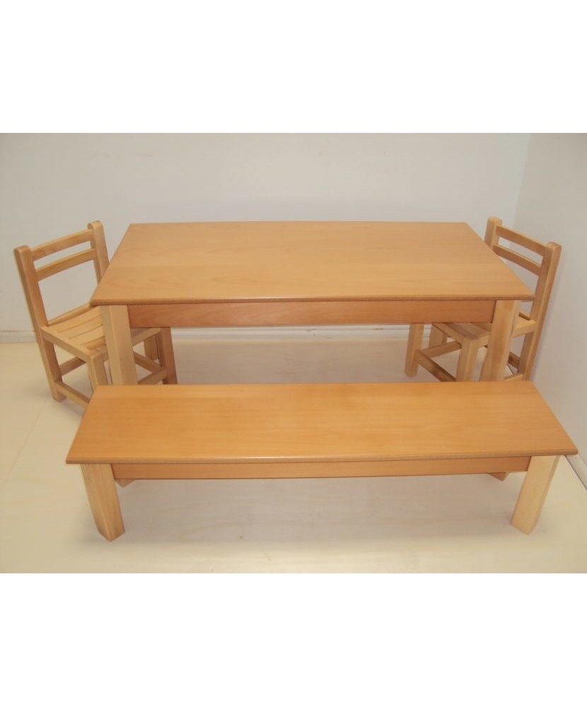 Профессиональный детский деревянный стол и скамья для детских садов и детских садов
