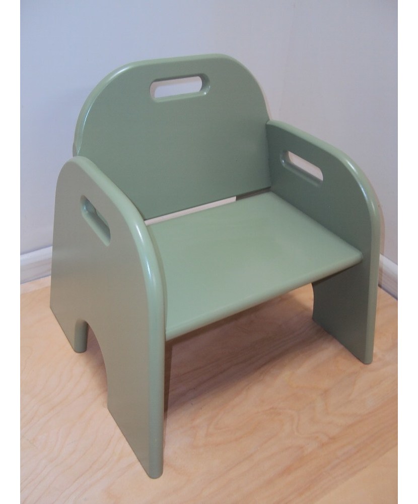Chaise de bébé professionnelle en bois adaptée aux équipements pour