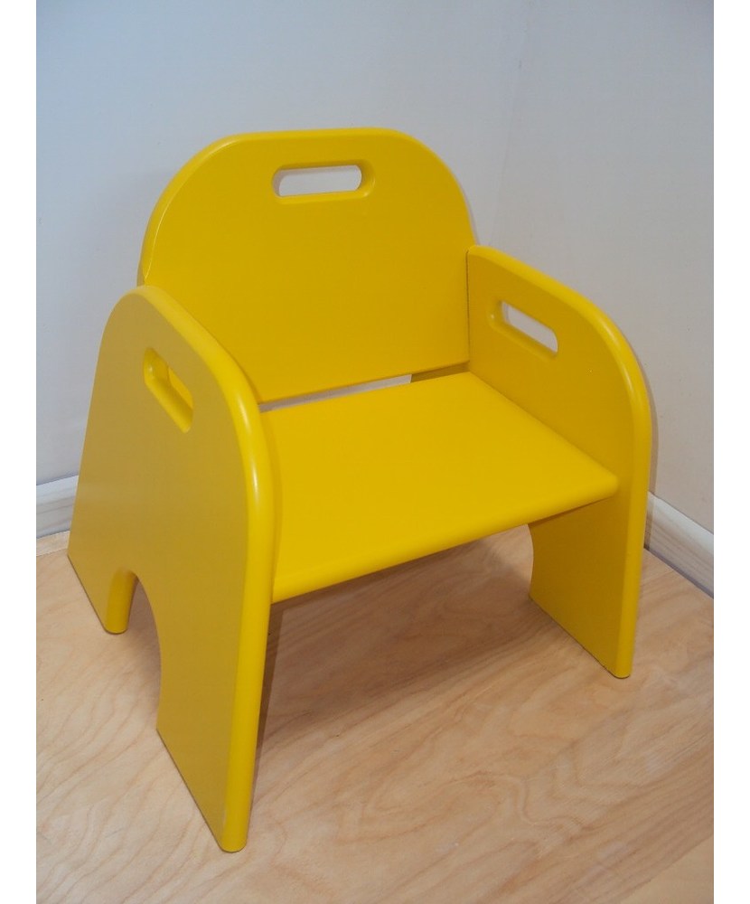 Chaise de bébé professionnelle en bois adaptée aux équipements pour