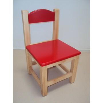 Профессиональный детский деревянный детский стул € 26 лак