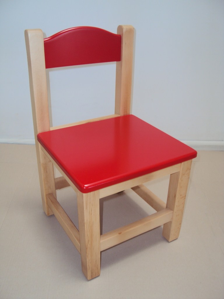 wood baby chair