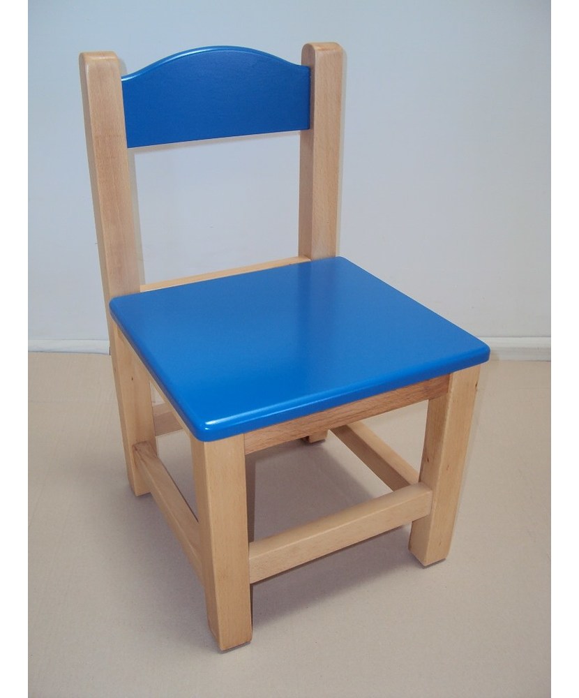 Профессиональный детский деревянный детский стул € 26 лак
