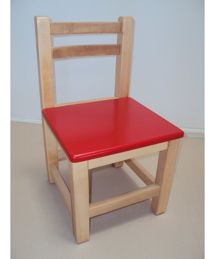 Profesjonalne dziecięce drewniane krzesło dziecięce € 23 lakier