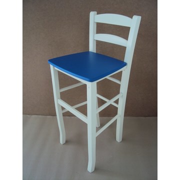 Профессиональный деревянный стул Sifnos для бара - ресторан, кафе, таверна, кафетерий, табуретки, кофейни, кофейни