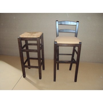 Профессиональный деревянный стул Sifnos для бара - ресторан, кафе, таверна, табуреты Кофейни, кофейни