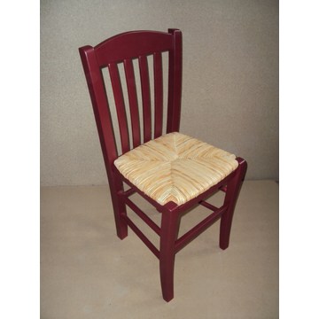 Profesjonalne tradycyjne drewniane krzesło Imvros do restauracji, kawiarni, tawerny, bistro, pubu, kafeterii, gastronomii